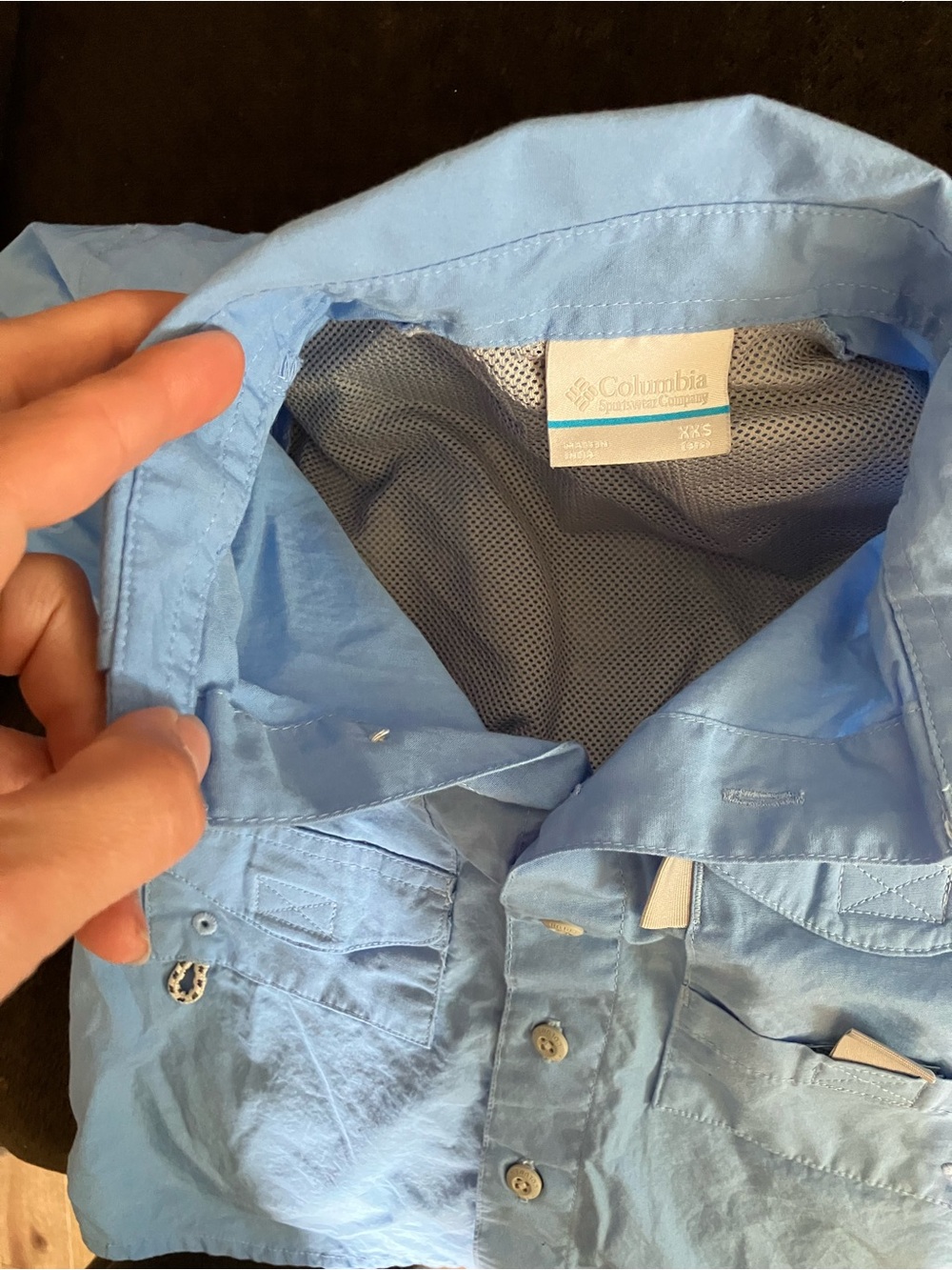 Columbia Light Blue Short Sleeve - size XXS (4/5) - worn 1x - Picture 8 of 8